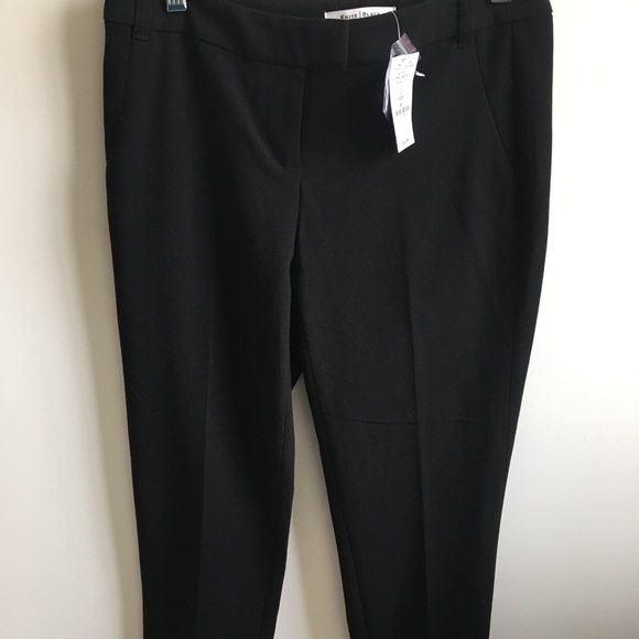 White House Black Market Pants - White House Black Market (NWT) black cropped pants